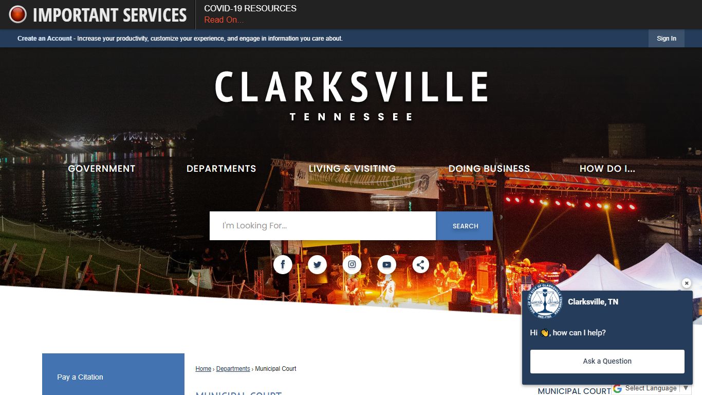 Municipal Court | Clarksville, TN